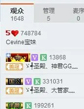 Cevine宝妹的主播照片