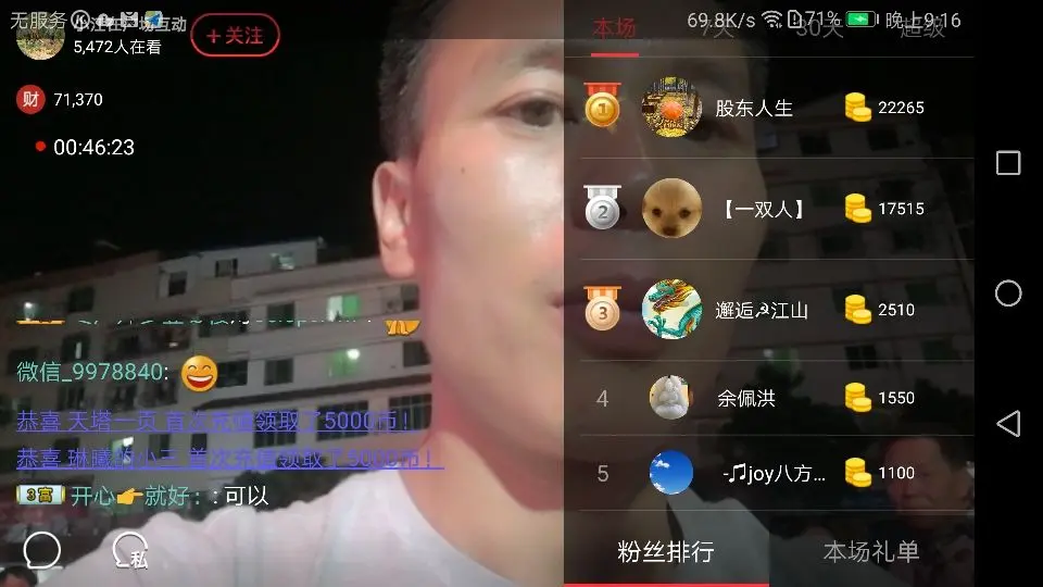 户外江哥的主播照片
