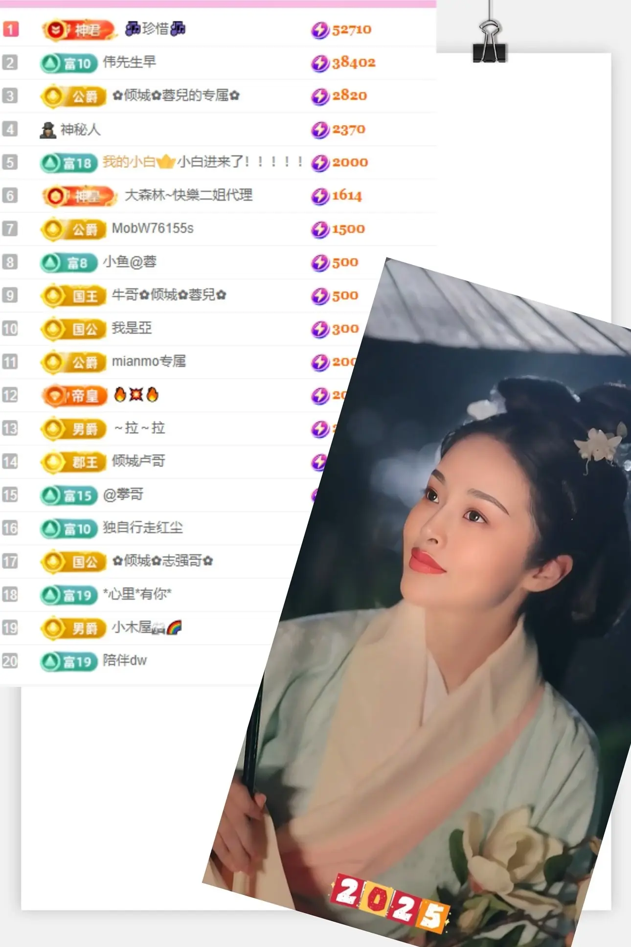 ✿倾城✿蓉兒✿的主播照片