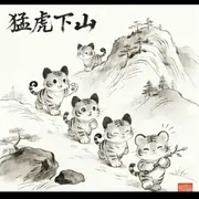猛虎下山😄