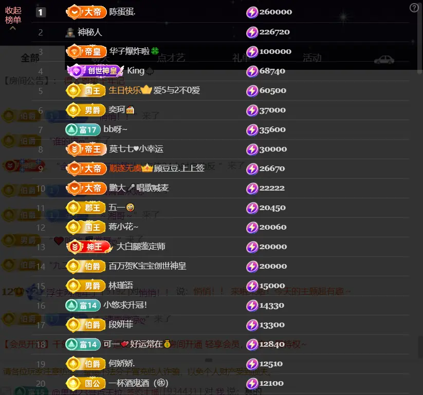 浮生恭贺慕嫂荣升帝皇主播图片